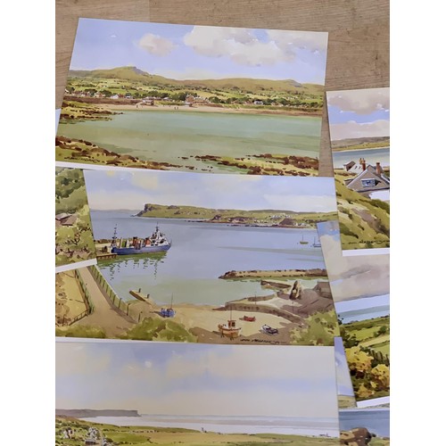 269 - SET OF 12 COLOURED SAM MCLARON PRINTS 11 X 18