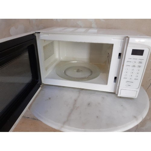 303 - WHITE COOKWORKS MICROWAVE