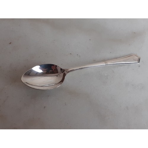 462 - CASED SILVER TEASPOONS BIRMINGHAM 1972