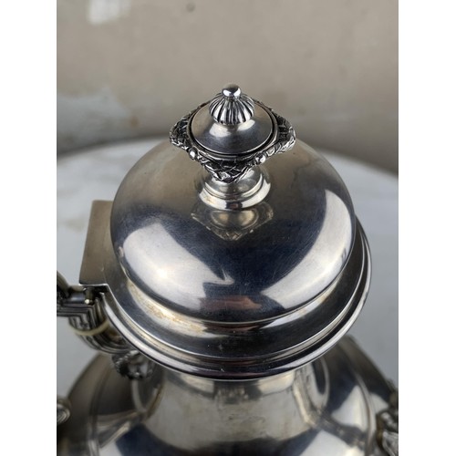 426 - A SOLID SILVER COFFEE  POT 716grms