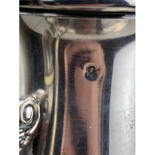 426 - A SOLID SILVER COFFEE  POT 716grms