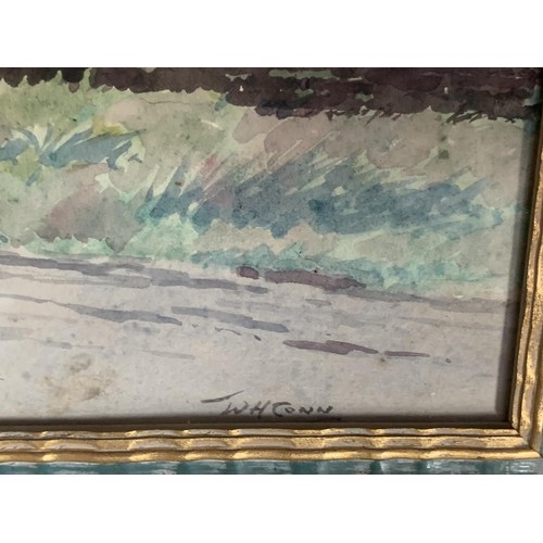 598 - W.H.CONN WATERCOLOUR IRISH SCENE