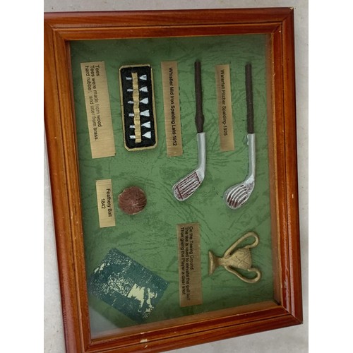 20 - 2 GOLFING PLAQUES