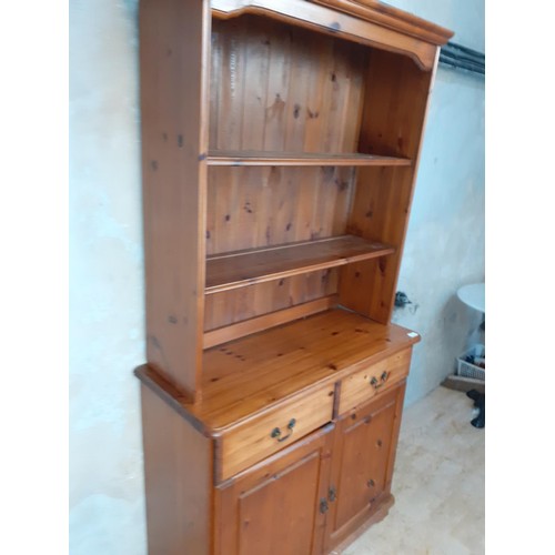 101 - A PINE KITCHEN DRESSER 37 x 16 x 73