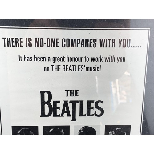 68 - AN ORIGINAL (SMALL) POSTER FOR THE BEATLES 9x12