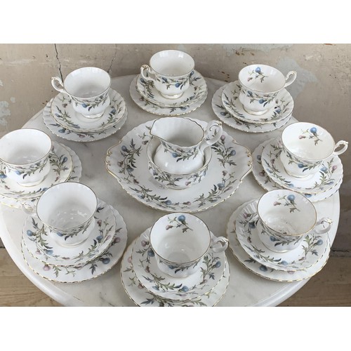 396 - A 27 PIECE ROYAL ALBERT BRIGADOON TEASET