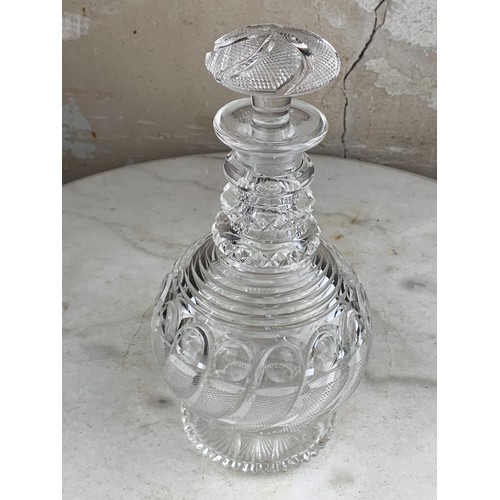 307 - GEORGIAN STYLE DECANTER 10