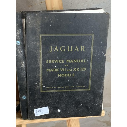 358 - 2 VINTAGE JAGUAR MANUALS