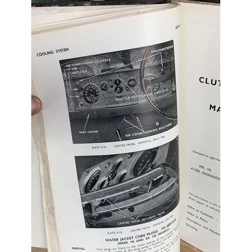 358 - 2 VINTAGE JAGUAR MANUALS