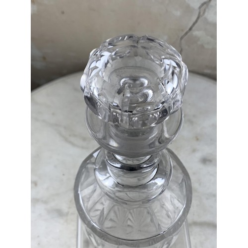 394 - AN ANTIQUE DECANTER 10