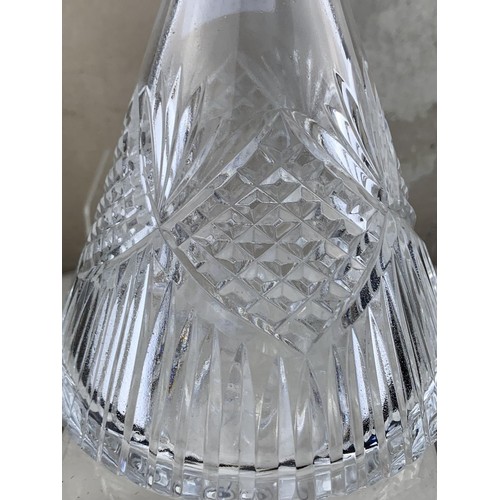 406 - CRYSTAL DECANTER 10