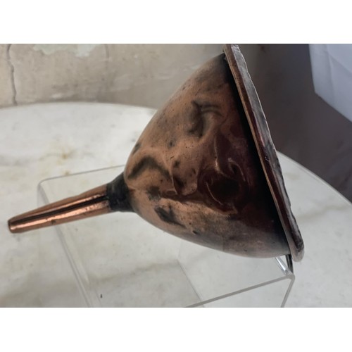 443 - A COPPER FUNNEL