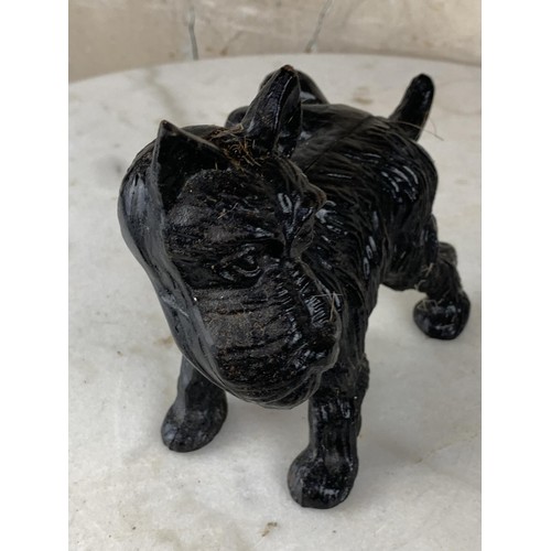 580 - A SCOTCH TERRIER CAST IRON DOOR STOP 6