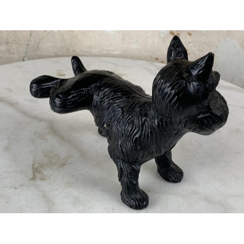 580 - A SCOTCH TERRIER CAST IRON DOOR STOP 6