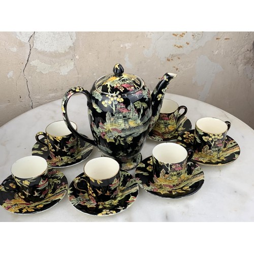 498 - A STUNNING GRIMWADES ROYAL WINTON 13 PIECE SERVICE  INCLUDING  TEAPOT