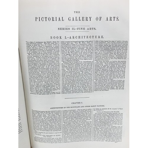 536 - PICTORIAL GALLERY OF ARTS A VERY WELL AND HEAVILY ILLUSTRATED BOOK 14X10.25