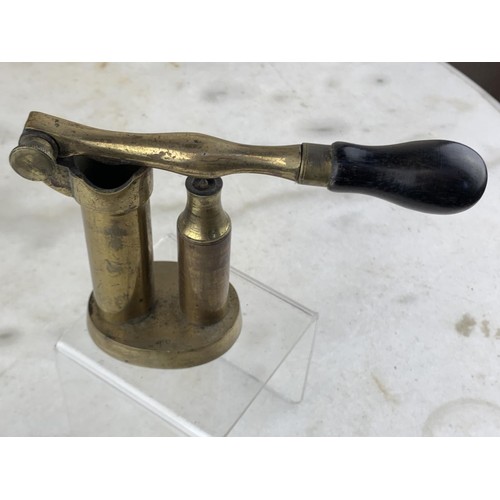 570 - ANTIQUE BRASS POWDER CHARGER/PACKER FOR BULLETS