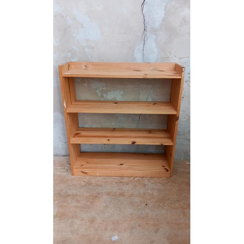 1 - PINE BOOK SHELF