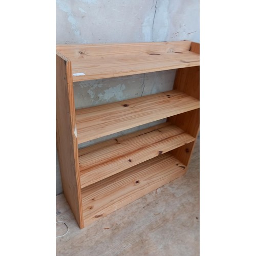 1 - PINE BOOK SHELF