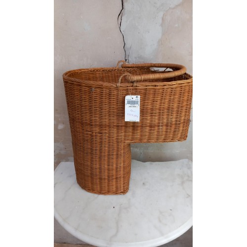 18 - WICKER STAIR BASKET