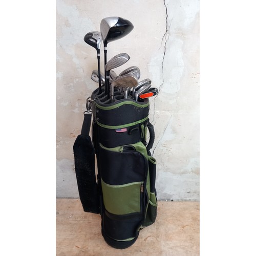 27 - A SET OF SKYMAX GOLF CLUBS AND BAG