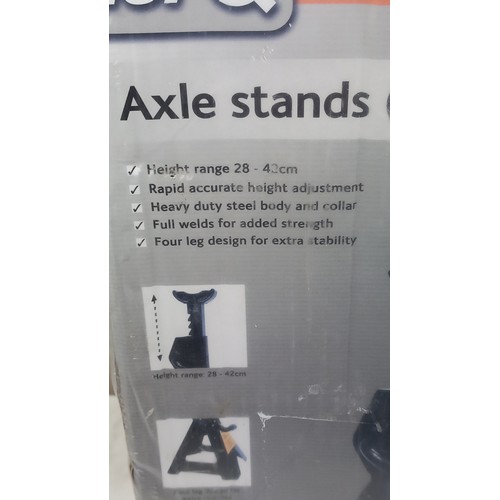 17 - NEW BOXED SET OF AXLE STANDS