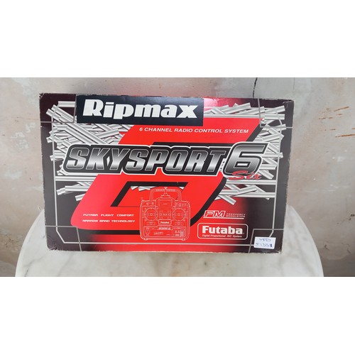 9 - RIPMAX 6 CHANNEL RADIO CONTROL SYSTEM SKYSPORT 6 CHANNEL IN ORIGINAL BOX