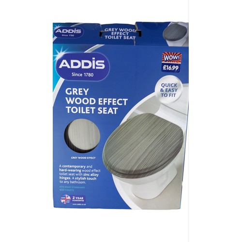 150 - NEW GREY TOILET SEAT