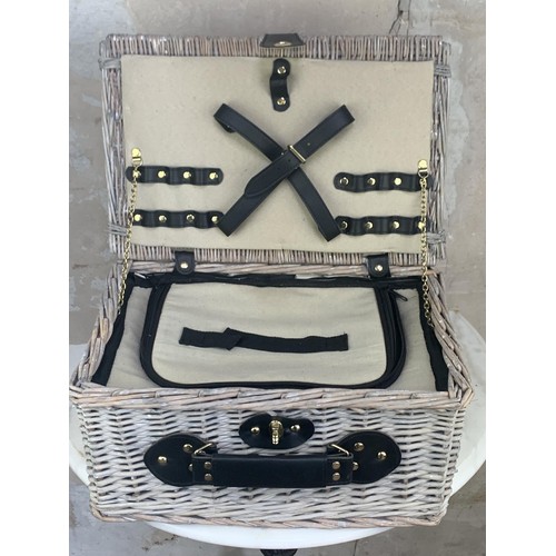 151 - A FITTED PICNIC HAMPER