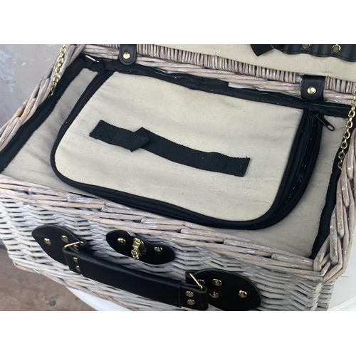 151 - A FITTED PICNIC HAMPER