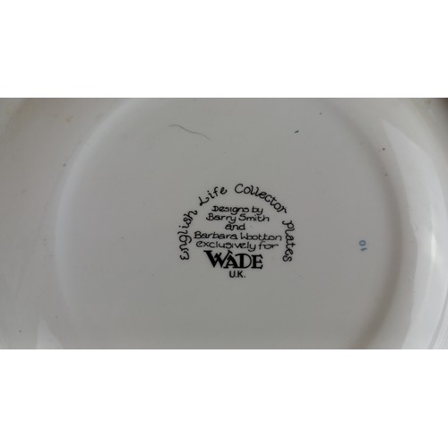 120 - SET OF 4 WADE PUB PLATES