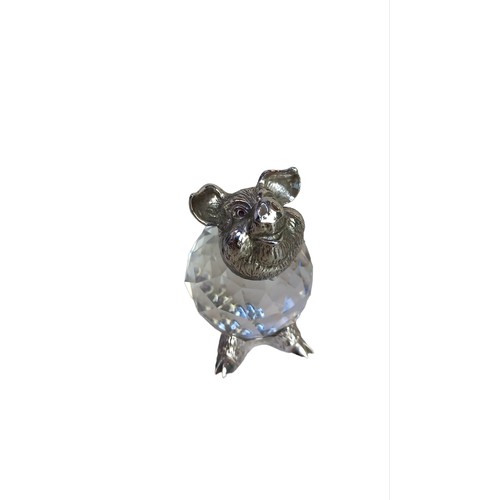 126 - SWAROVSKI PIG AND DOG