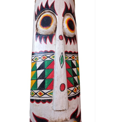 178 - A DECORATIVE TRIBAL MASK/CARVINGS 57