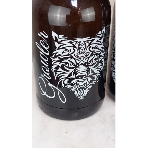 179 - PAIR OF GROWLER BEER BOTTLES 13