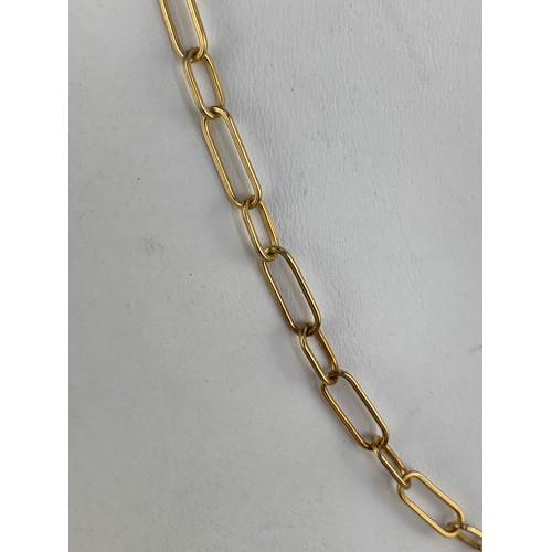 287 - SILVER GILT LOOP CHAIN