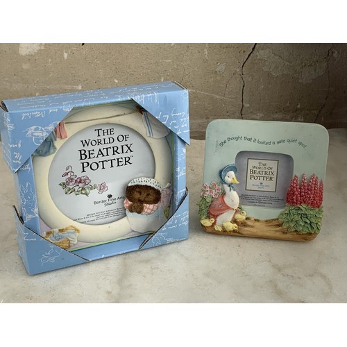 296A - 2 BEATRIX POTTER PHOTO FRAMES