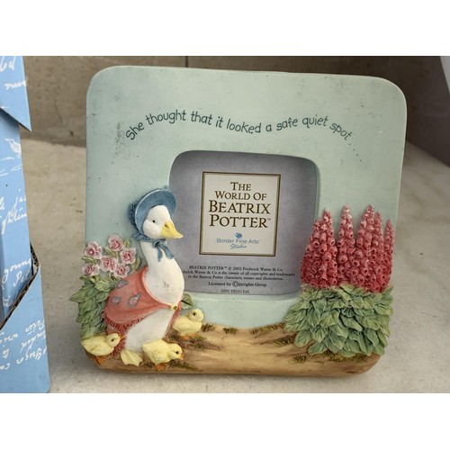 296A - 2 BEATRIX POTTER PHOTO FRAMES