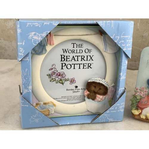 296A - 2 BEATRIX POTTER PHOTO FRAMES