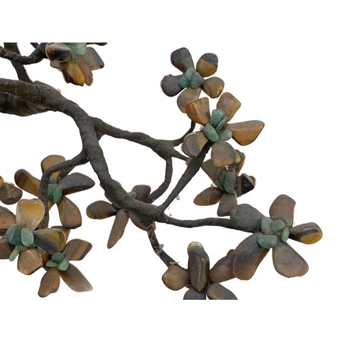 319 - ANTIQUE BONSI TREE MADE FROM NATURAL STONE