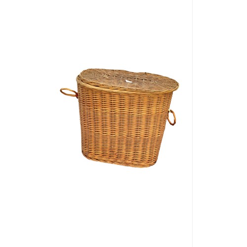 97 - A LARGE WICKER BASKET