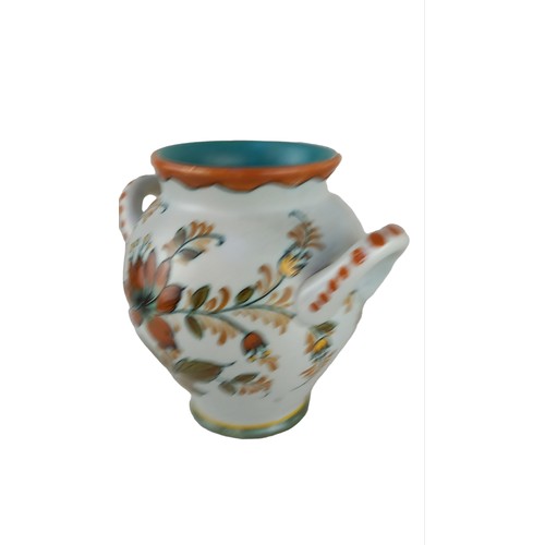 392 - A 2 HANDLED DUTCH VASE 5