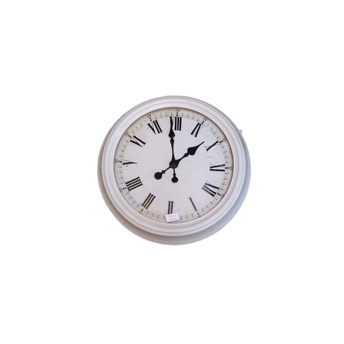 343 - WHITE WALL CLOCK