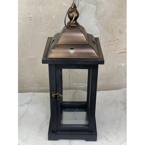 352 - NEW GREY AND BRONZED LANTERN