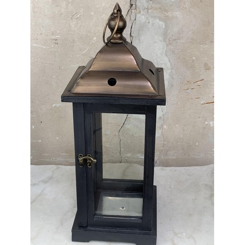 352 - NEW GREY AND BRONZED LANTERN