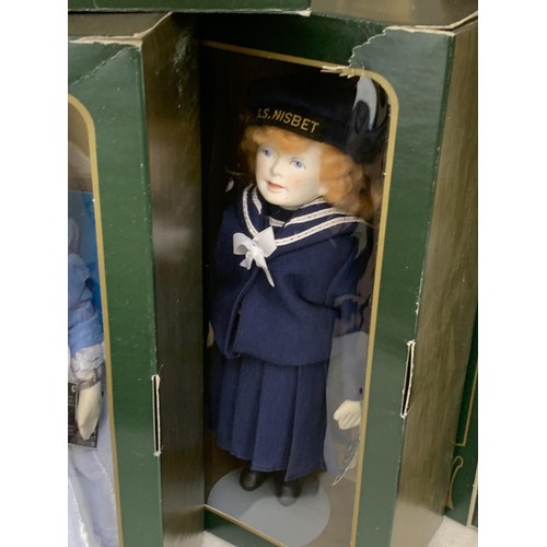 443 - 5 PEGGY NISBET VICTORIAN THEMED BIRTHDAY DOLLS