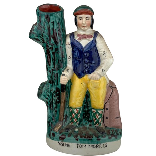 899 - A YOUNG TOM MORRIS STAFFORDSHIRE FIGURE