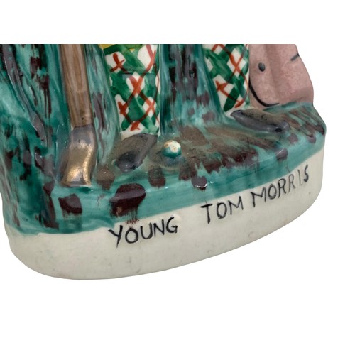 899 - A YOUNG TOM MORRIS STAFFORDSHIRE FIGURE