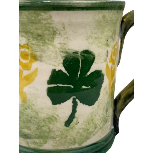 291 - IRISH THEMED SPONGEWARE MUG