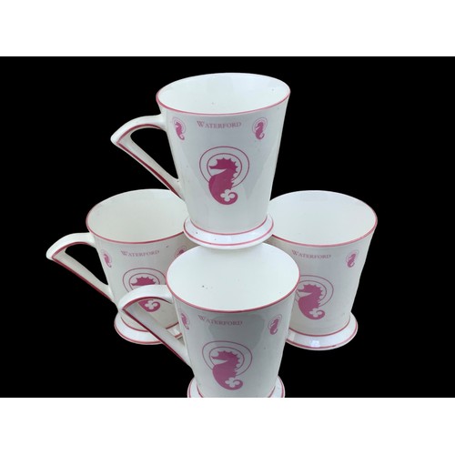 76 - 4 WATERFORD COFFEE MUGS