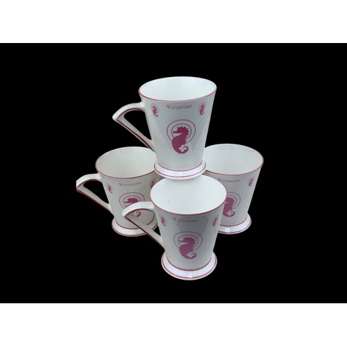 76 - 4 WATERFORD COFFEE MUGS